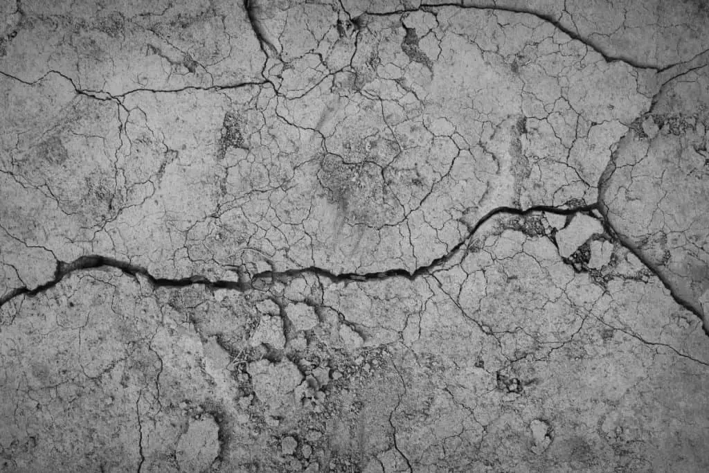 Old cracked concrete