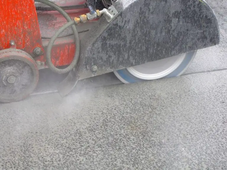 Using a Concrete Saw to Cut Through Rebar