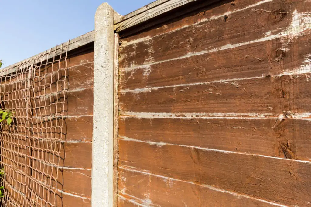 Concrete fence post