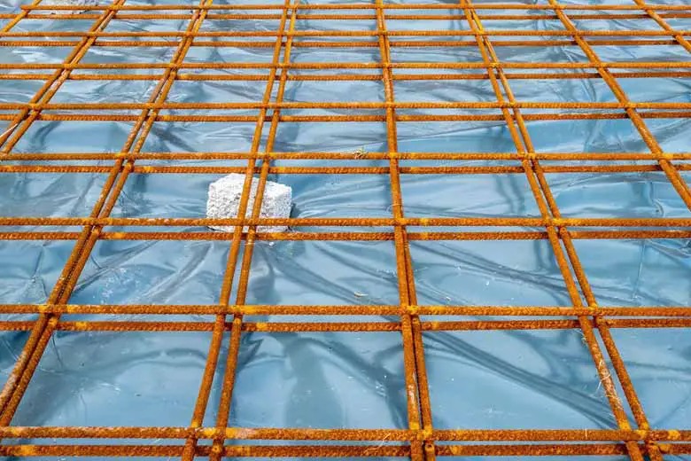 Rebar for reinforced concrete slab