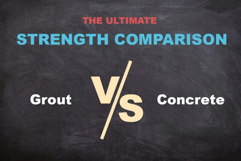 Grout vs. Concrete Ultimate Strength Comparison